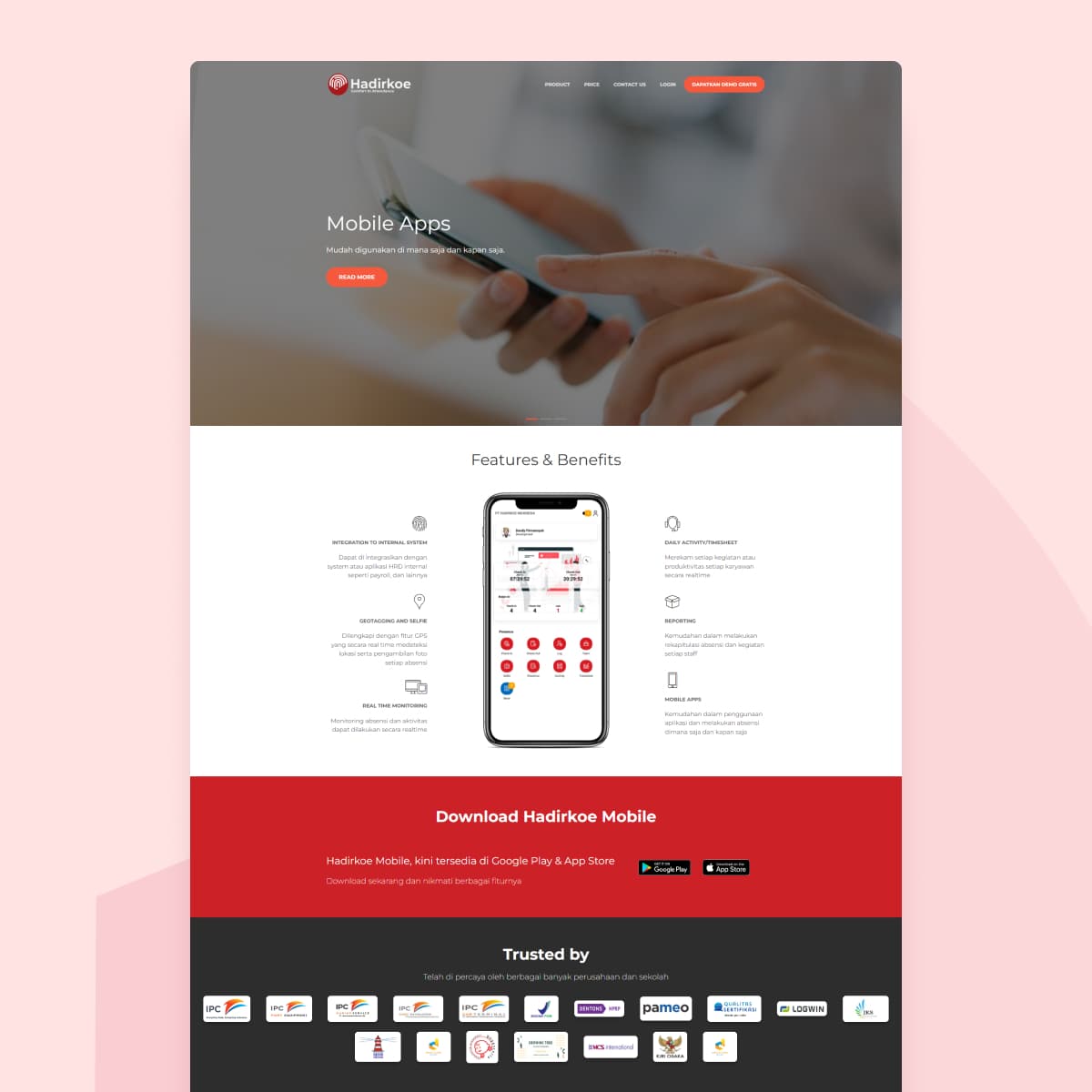 Attendance and Timesheet/Daily Activity Application.
